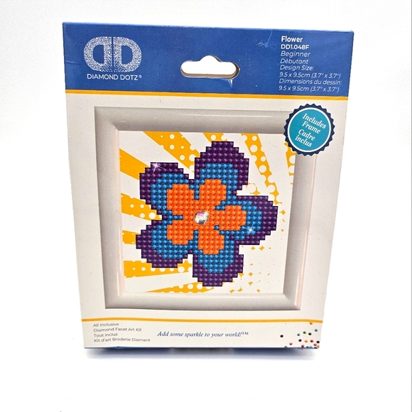 Diamond Dotz Art Kit Flower Beginner Level DD1.048F - Picture 1 of 3